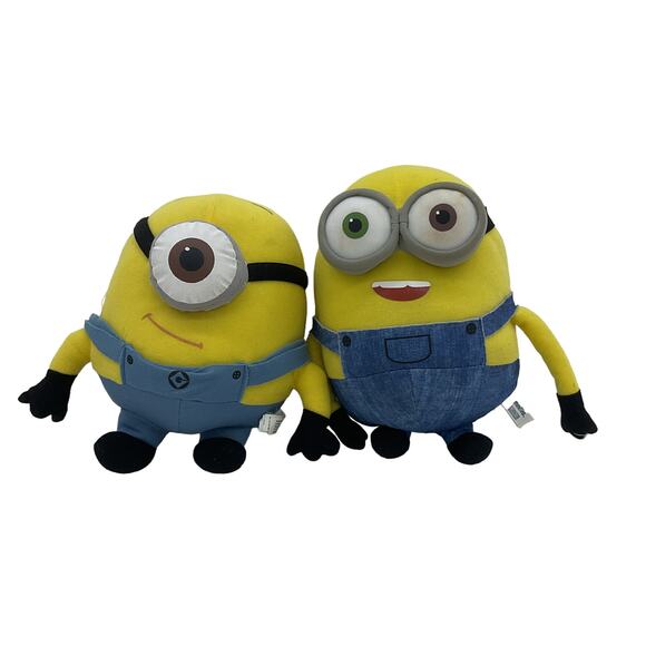 Despicable Me Minions Lot 2 Character Plush Dolls Toys - Picture 1 of 4